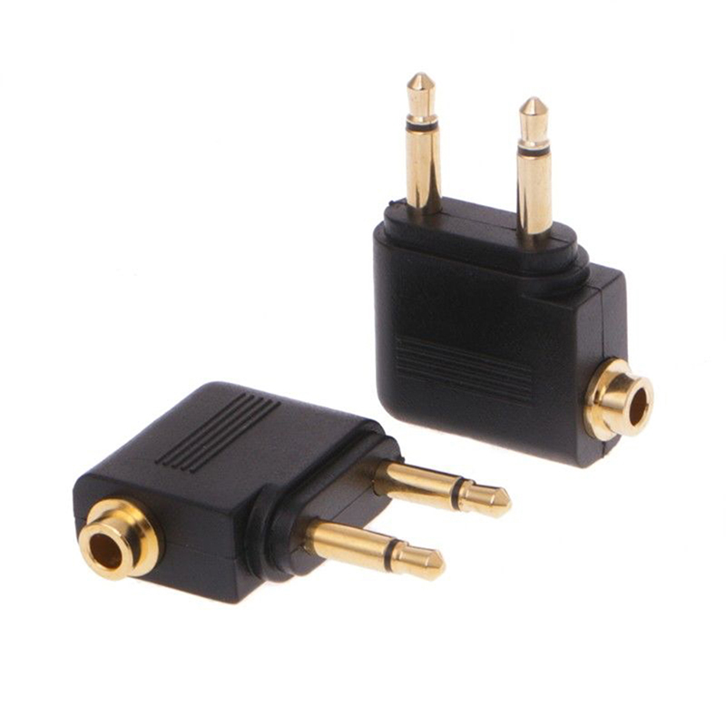1pc Gold Nickel plated Air Pla - Earphone Splitter Jack recension och pris