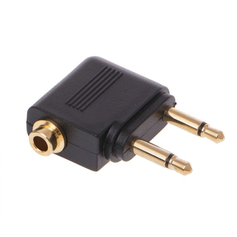 1pc Gold Nickel plated Air Pla - Earphone Splitter Jack recension och pris