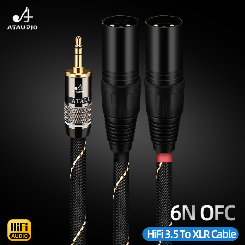 High Quality HiFi 3.5mm to 2XL - Earphone Splitter Jack recension och pris