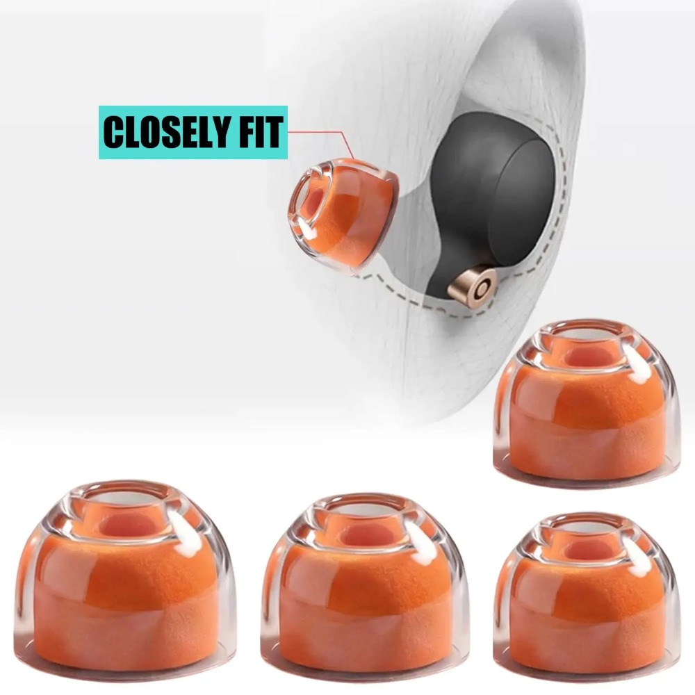 S/M/L Silicone+Memory Foam Ear - Earphone Foam Tip recension och pris