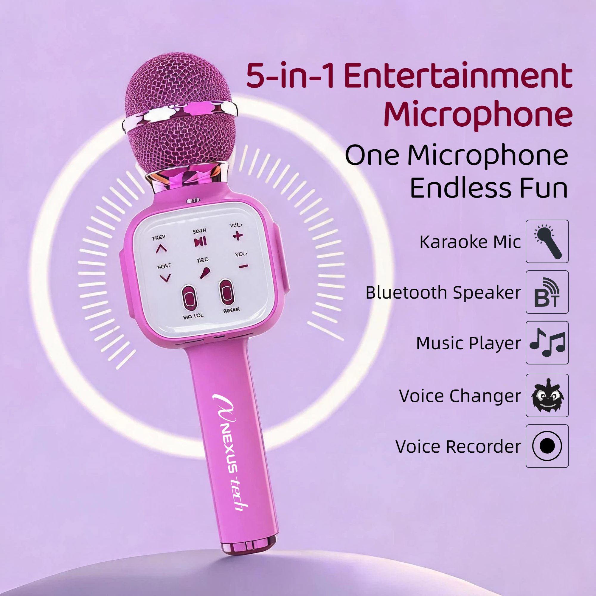 Wireless Bluetooth 5.2 Karaoke - Shure Mic Sm58 recension och pris