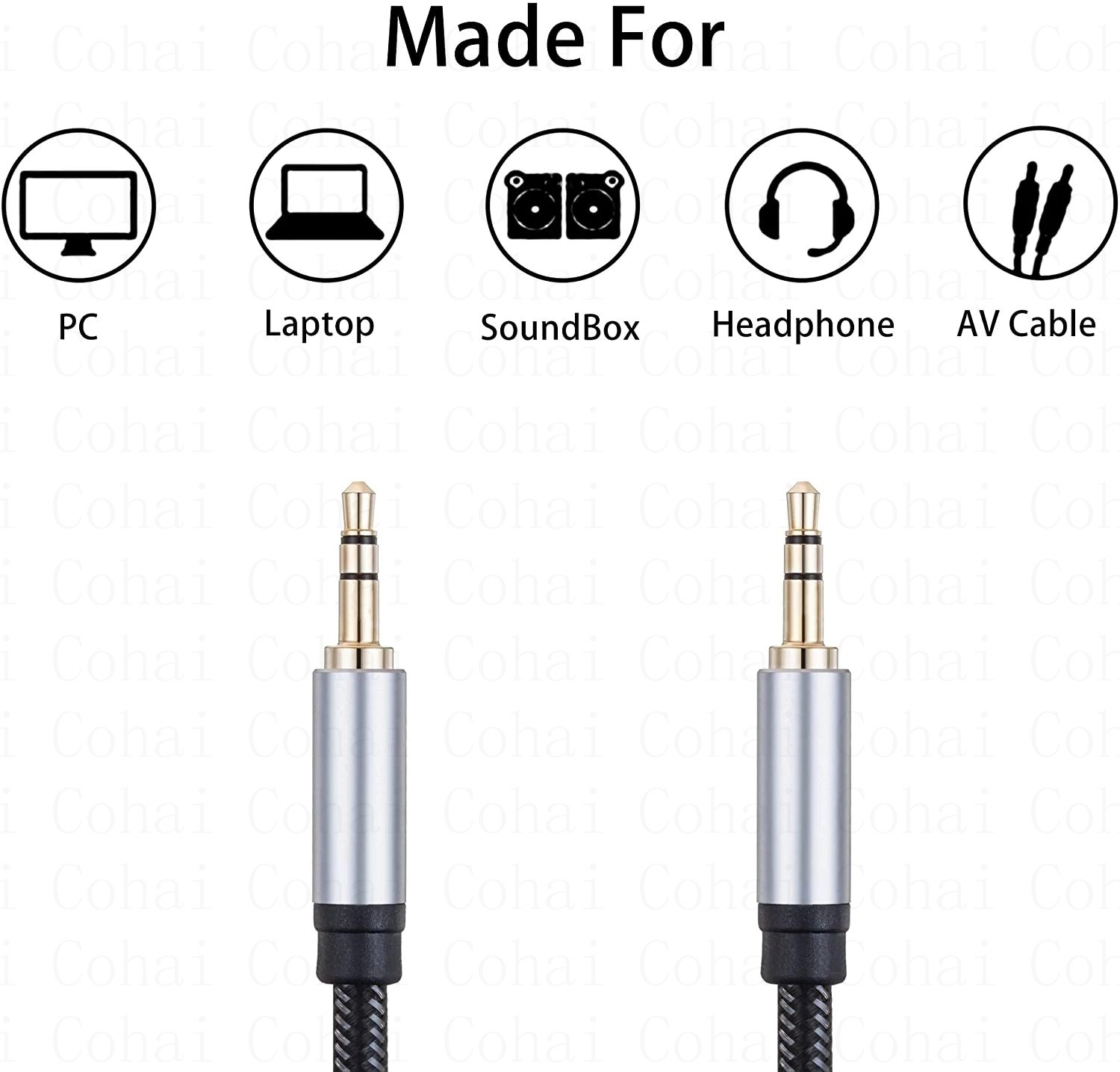 3.5mm Jack Audio Cable Jack 3. - Cable Extension 3.5 recension och pris