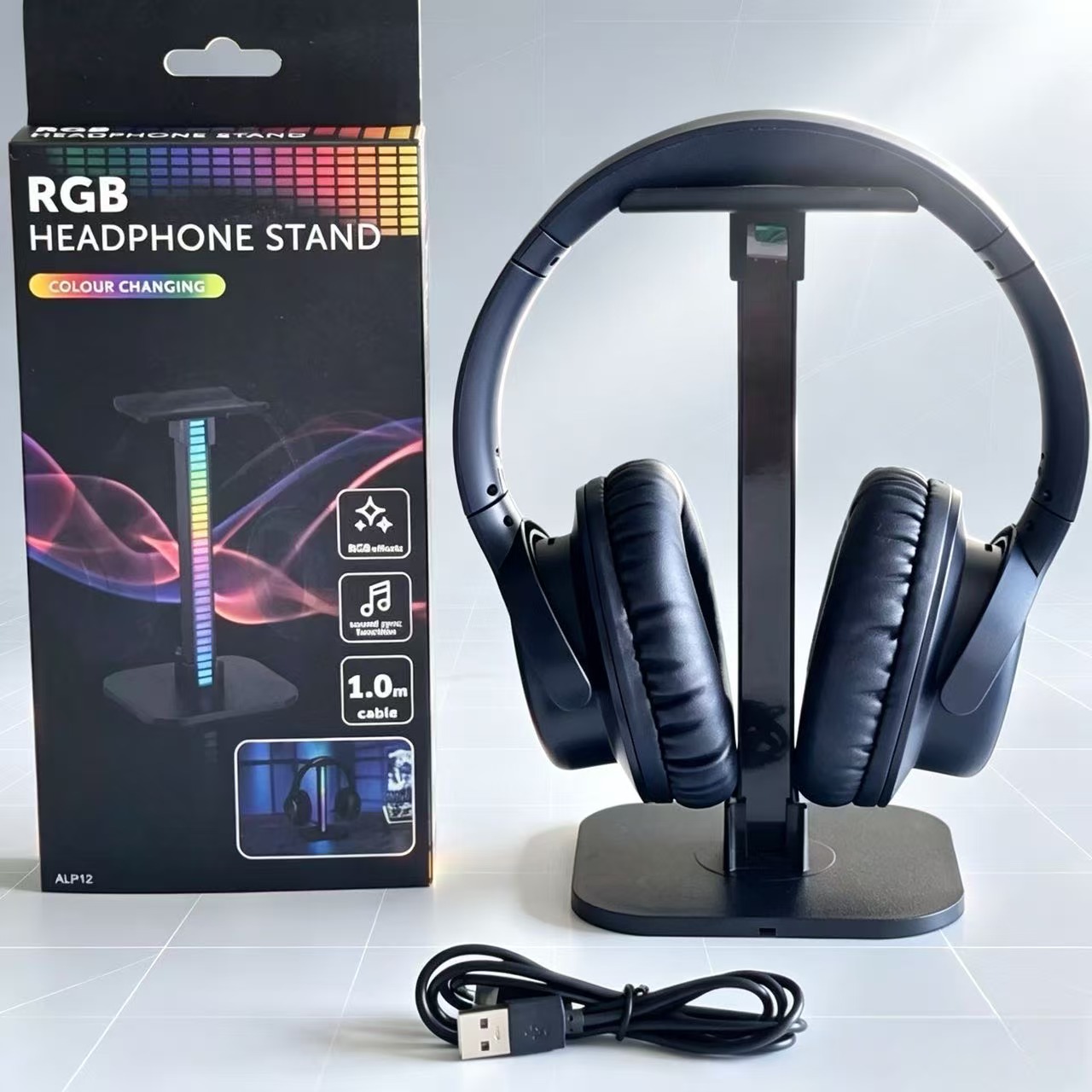 USB Gaming Headphone Stand RGB - Headphone Stand Desk recension och pris