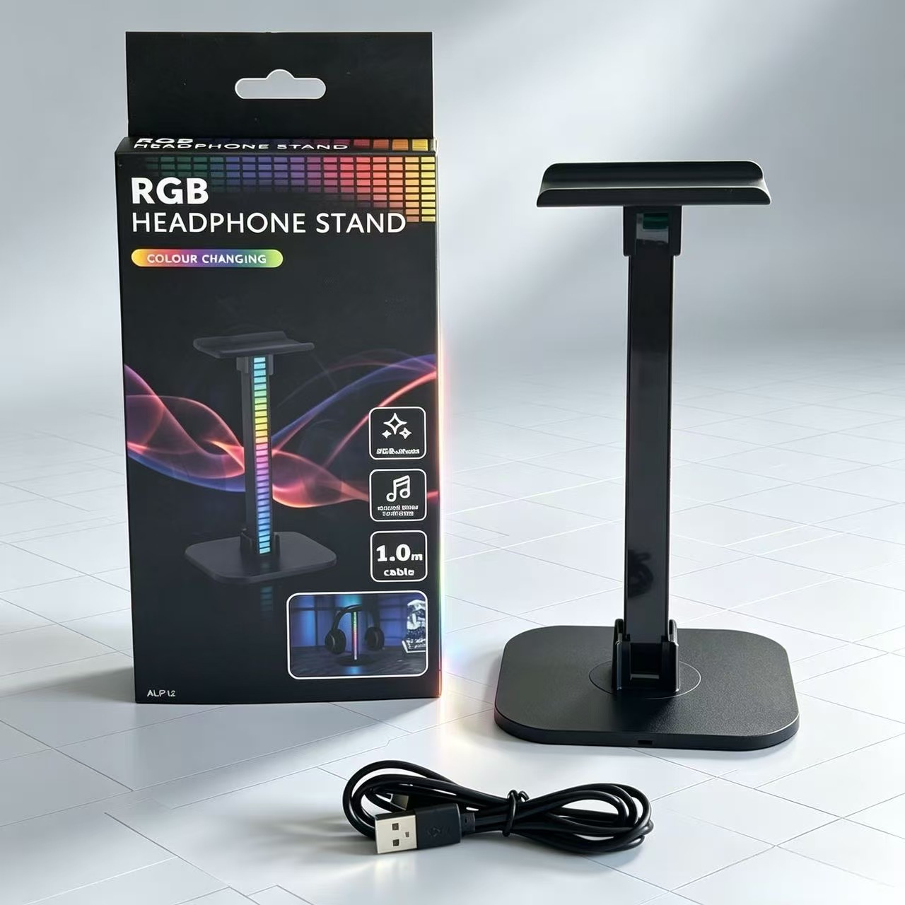 USB Gaming Headphone Stand RGB - Headphone Stand Desk recension och pris