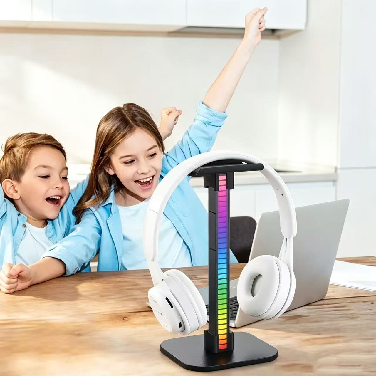 USB Gaming Headphone Stand RGB - Headphone Stand Desk recension och pris