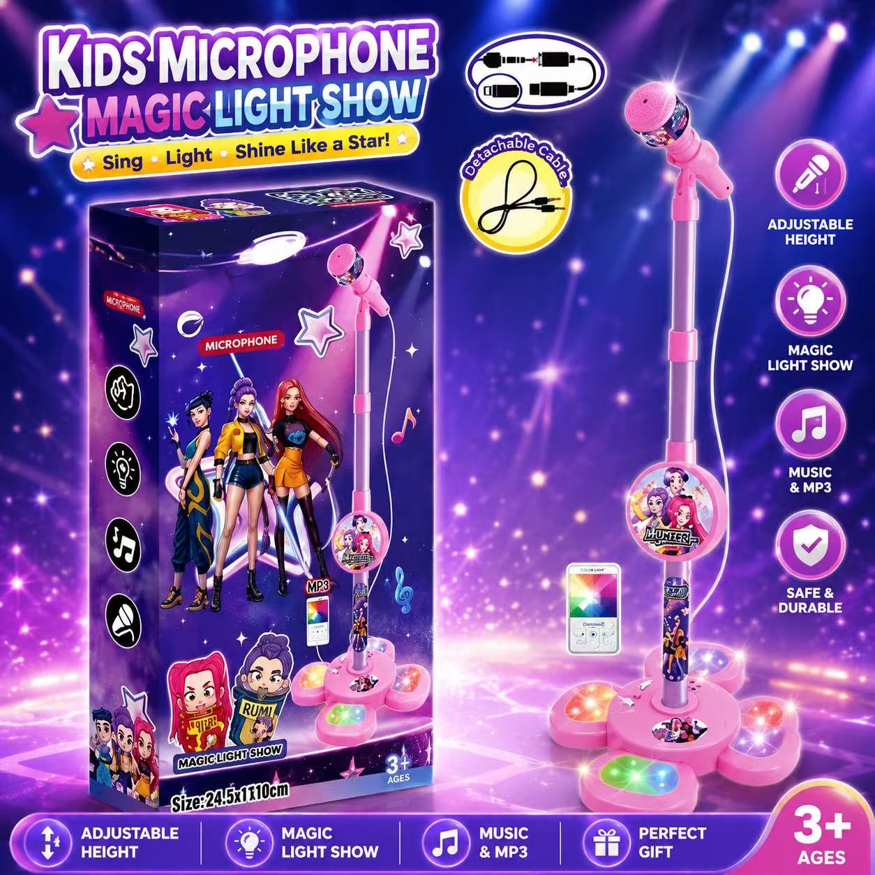Karaoke Microphone with Stand, - Shure Mic Sm58 recension och pris